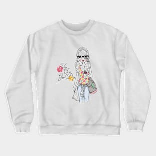 Fashion Girl Crewneck Sweatshirt